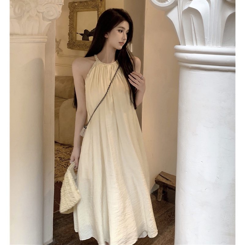 Đầm Dự Tiệc Cổ Tròn Dáng Rộng Thiết Kế Sang Trọng Cho Nữ