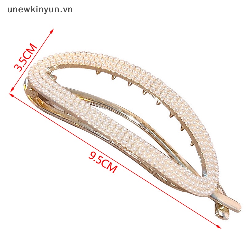 Kẹp Tóc Đính Đá / Ngọc Trai Thời Trang Cho Nữ