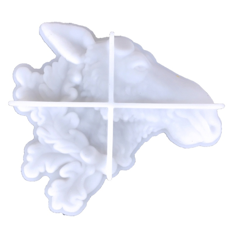 Khuôn Silicone Làm Đồ Thủ Công Hình Đầu Hươu Trang Trí Tường