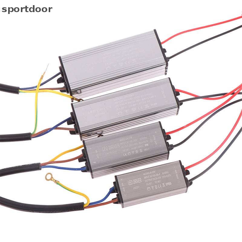 Máy Biến Áp Điều Khiển Đèn LED 50W 30W 20W 10W DC 3V 12V AC100-265V Chống Thấm Nước