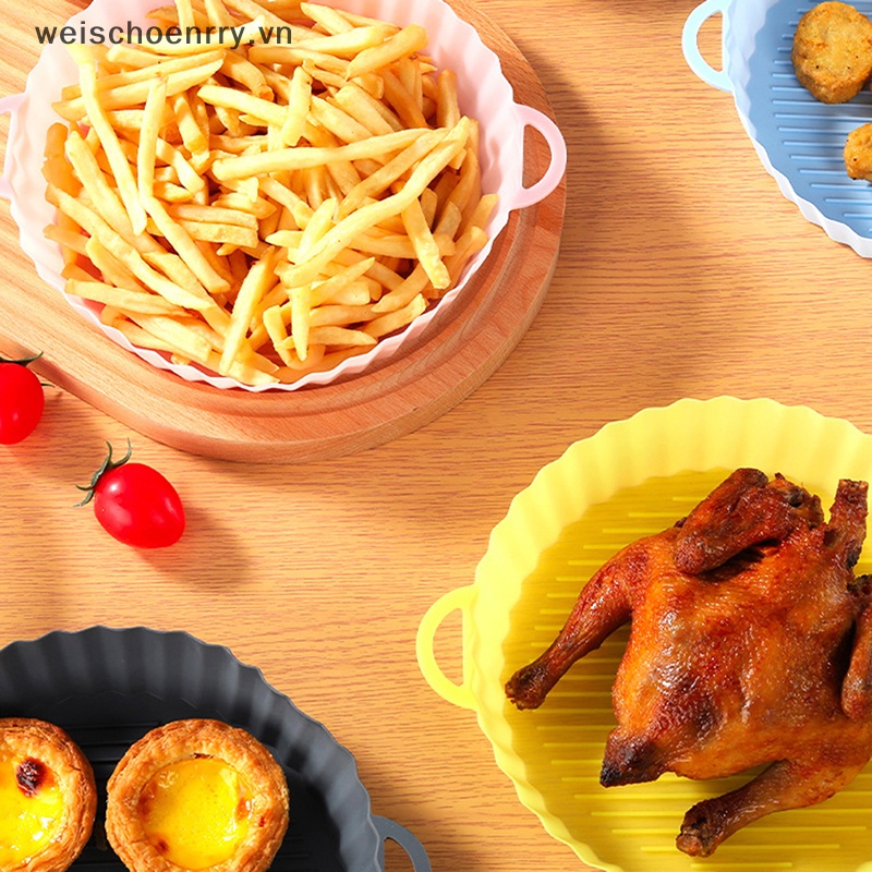 Khay Nướng Bánh Pizza / Gà Bằng Silicon Thay Thế Tiện Dụng