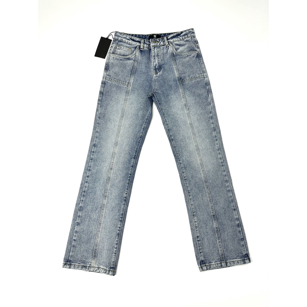 Quần Jean dài ống rộng can thân TAE 023