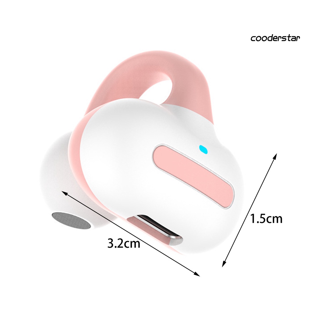 (COOD) Tai Nghe Thể Thao M-S8 Kẹp Tai Cảm Ứng Xương Chống Nước Bluetooth 5.3 HiFi Âm Thanh Sống Động Dùng Tại Nhà