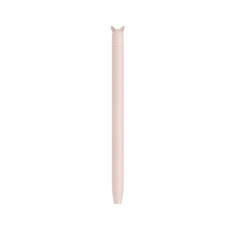Vỏ Bảo Vệ Bút Cảm Ứng apple Pencil Bằng Silicon Chống Lăn Hình Tai Mèo Dễ Thương