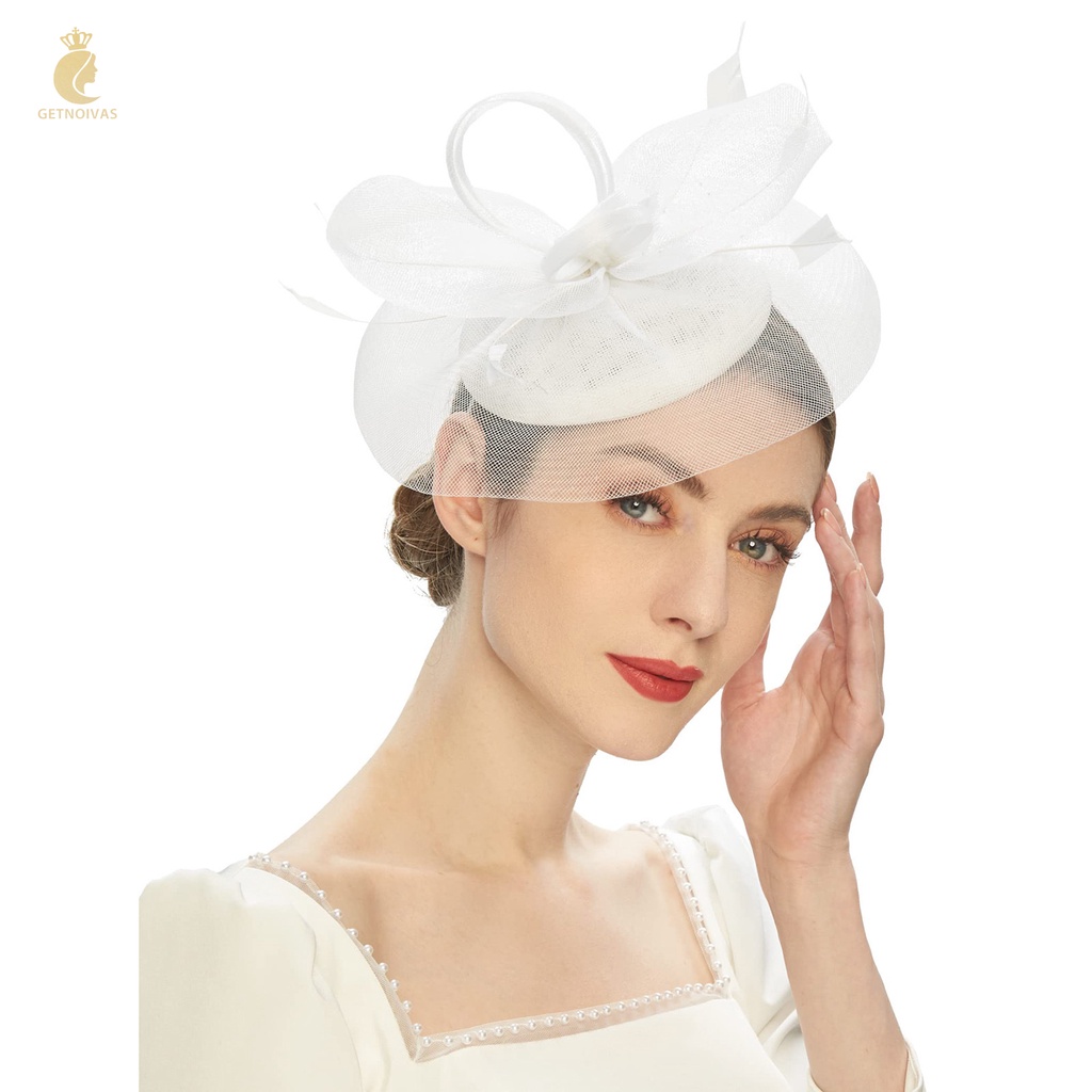 GETNOIVAS Băng Đô Cài Tóc Dạng Lưới Thanh Lịch Thời Trang Cho Nữ