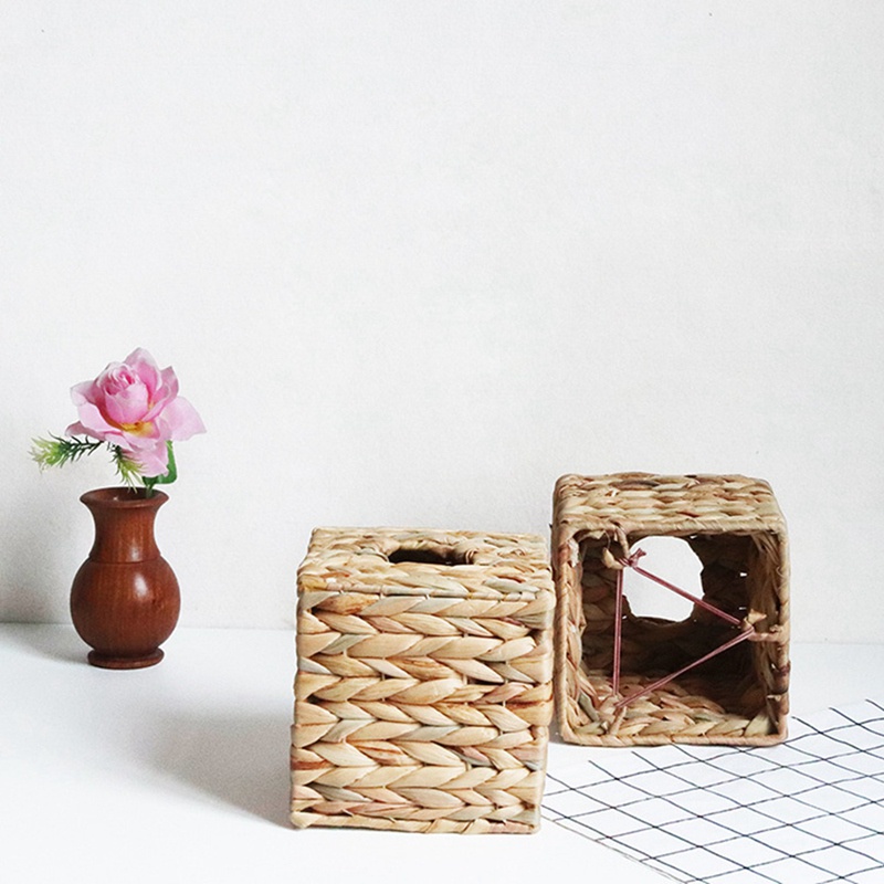 Vỏ Bọc Hộp Khăn Giấy Hình Vuông Trang Trí Bàn / Phòng Tắm Phong Cách Boho