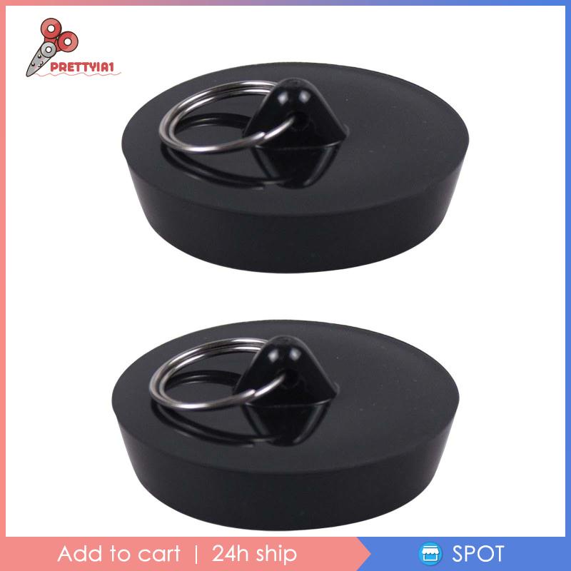 1 [Prettyia1] Set 2 Miếng Chặn Rác Bồn Rửa Chén Đường Kính 4.56cm-4.2cm