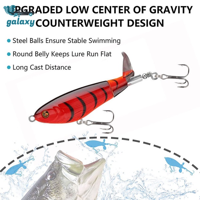 Galaxy Mồi Giả Nhử Cá 90mm / 14.2g Bằng Nhựa Gắn Kèm Móc Câu