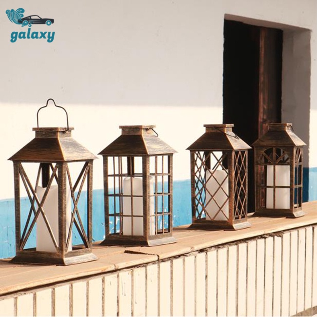 Galaxy Đèn Led Treo Trang Trí Hình Ngọn Lửa Phong Cách Retro Sử Dụng Pin