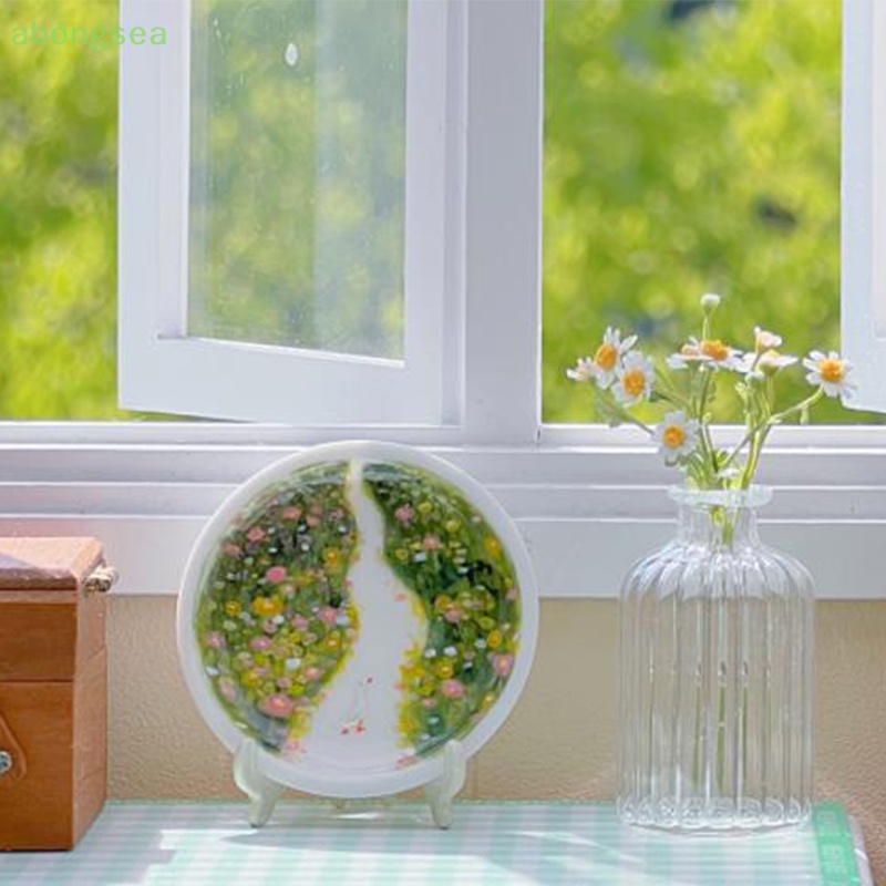 Giá Đỡ Trưng Bày Đĩa Mini Bằng Kim Loại Cho Nhà Búp Bê Tỉ Lệ 1 / 6