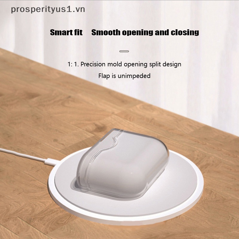 Vỏ Bảo Vệ Hộp Đựng Tai Nghe Bluetooth Sony WF-1000XM3 prosperityus1 Chống Trầy Xước Bằng TPU Trong Suốt