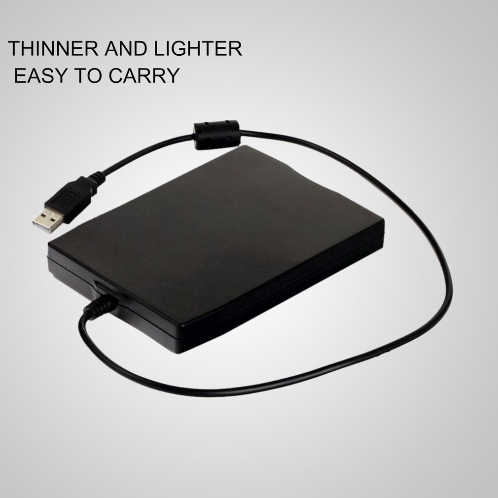 3.5 Inch 1.44Mb Fdd Black Usb Portable External Interface Floppy Disk Drive For Laptop [Q/9]