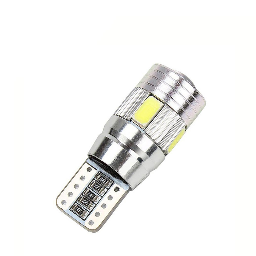 Car Light Bulb 1 Pcs T10 5630 6Smd W5W 12V Led Tail Brake Rear Lamp Canbus Wedge [Q/1]