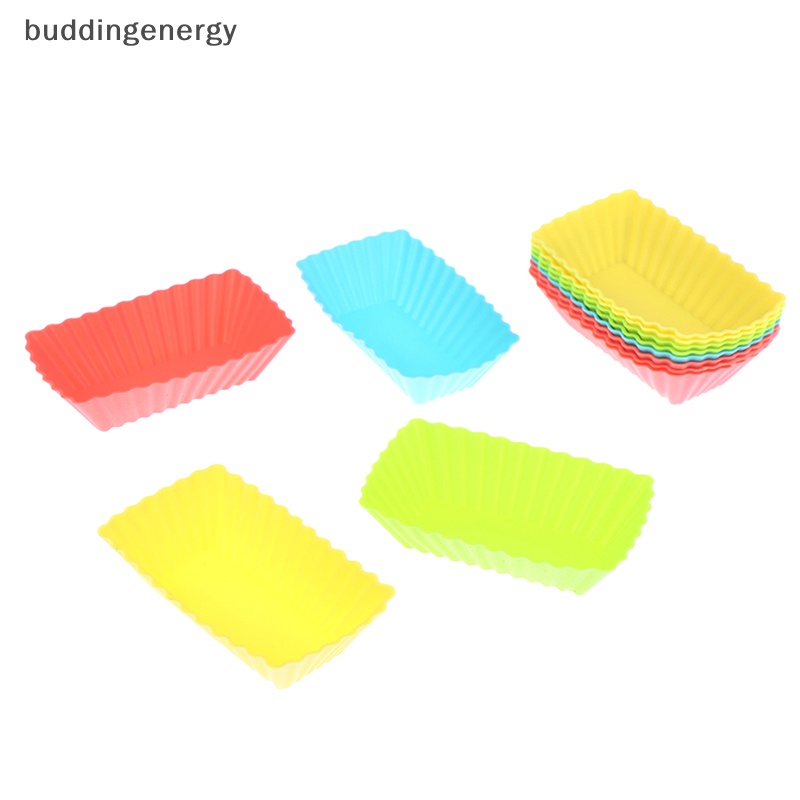 Set 12 Cốc Làm Bánh Muffin Bằng Silicone Tái Sử Dụng Tiện Lợi