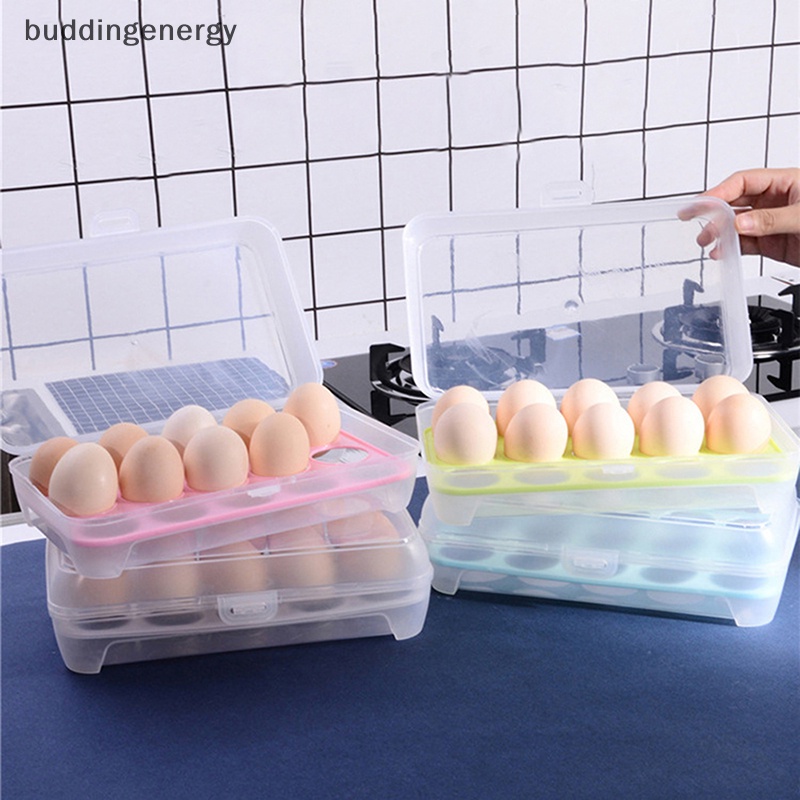 Giá Đỡ Trứng 15 Ngăn Bằng Nhựa Tiện Dụng Cho Nhà Bếp