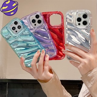 Ốp Điện Thoại Silicon Mềm Mịn Họa Tiết Sóng Biển Cho IPhone 14 13 12 11 Pro X XS Max XR 7 8 Plus