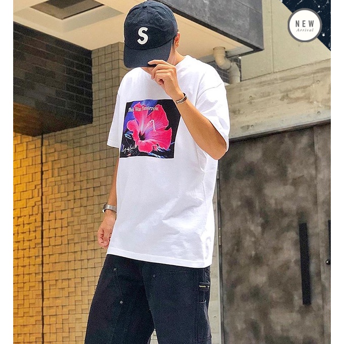 Áo Thun Kc508 Supreme X Yohji Yamamoto Yohji Yamamoto Bằng Cotton Nguyên Chất Họa Tiết Hoa Thời Trang Xuân Hè Cho Cặp Đôi