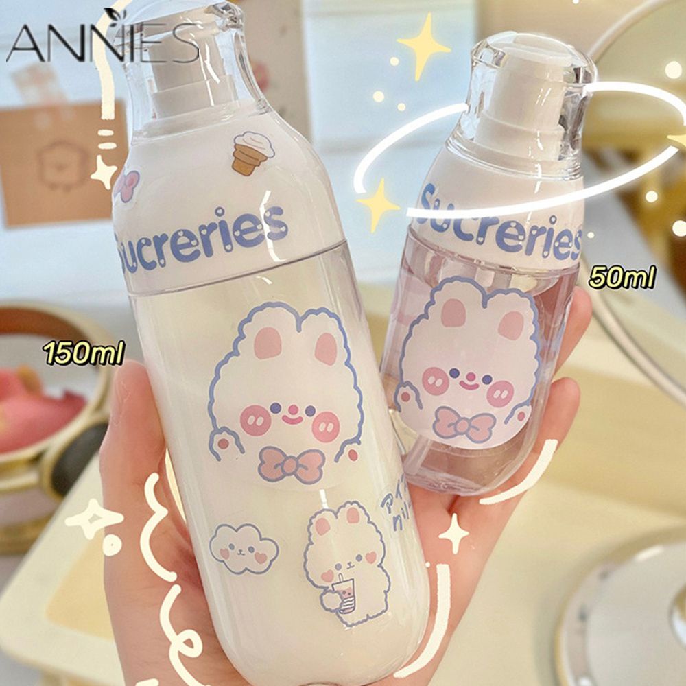 Nhấn để tách chai Mỹ phẩm xách tay kem dưỡng da du lịch chai rỗng