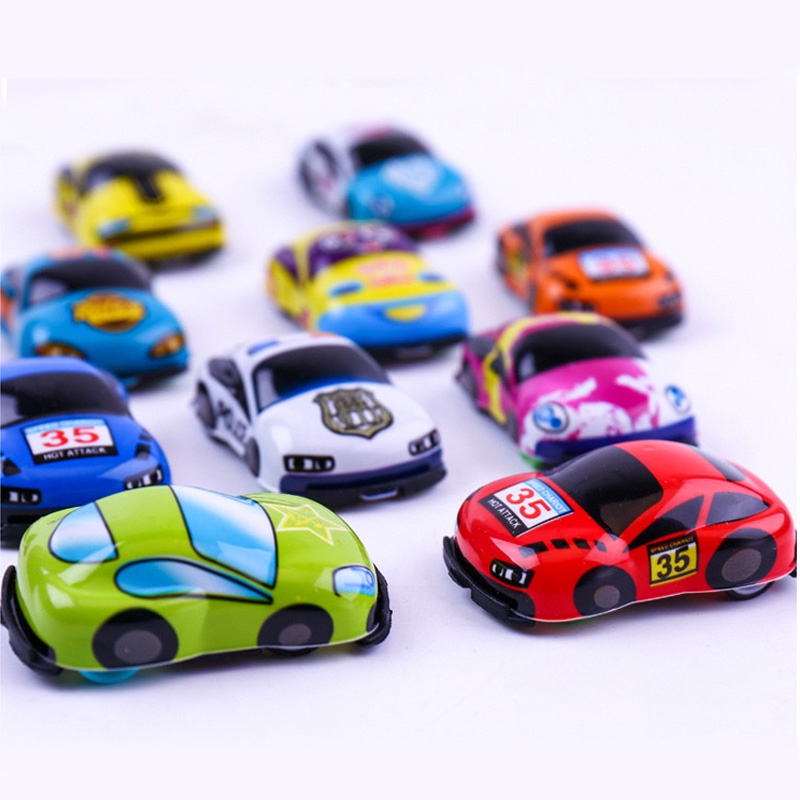 Đồ Chơi Xe Kéo Sau Lưng Chống Sốc Cho Bé，Đồ Chơi Ô Tô Chạy Cót Mini, Ô Tô Chạy Đà Dễ Thương Cho Bé.