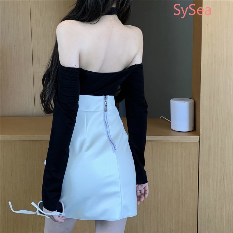 Áo Kiểu Trễ Vai Cổ Yếm Phong Cách Pháp Thời Trang Quyến Rũ Cho Nữ