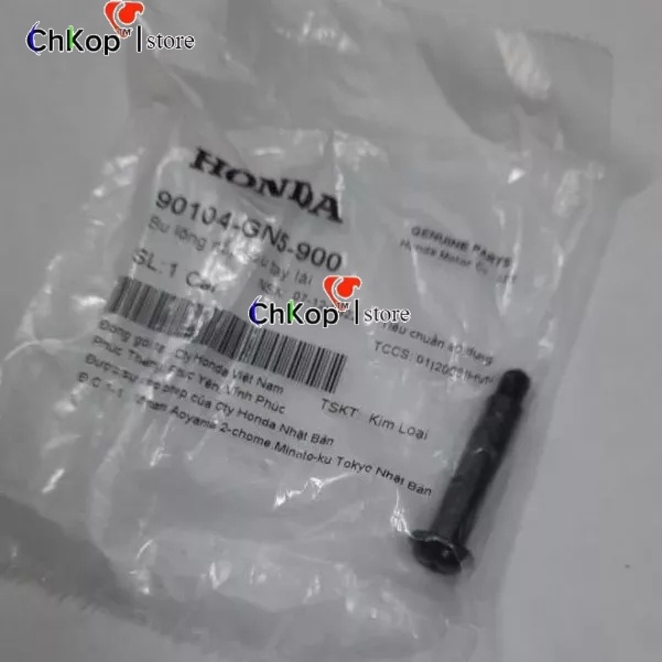 ( Zin Rẻ ) Bu lông nắp sau tay lái xe dream , ốc gáy chính hãng honda 90104GN5900 - Chi Tiết ốc Dream Honda Giá Gốc