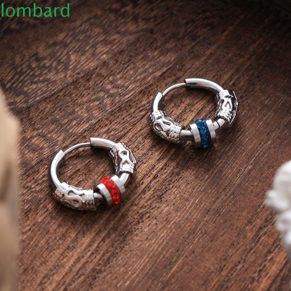 Bông Tai Hình Rồng Bằng Thép Không Gỉ Phong Cách Hip Hop Cho Nam Và Nữ