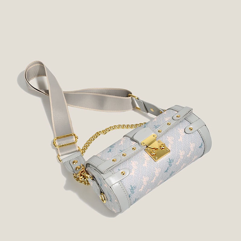 Túi Xách Phối Dây Xích Đeo Vai Kiểu retro Thời Trang Cao Cấp Cho Nữ