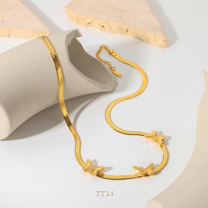 Dây chuyền,vòng tay nữ titan không đen gỉ phụ kiện trang sức cá tính Annie TT34