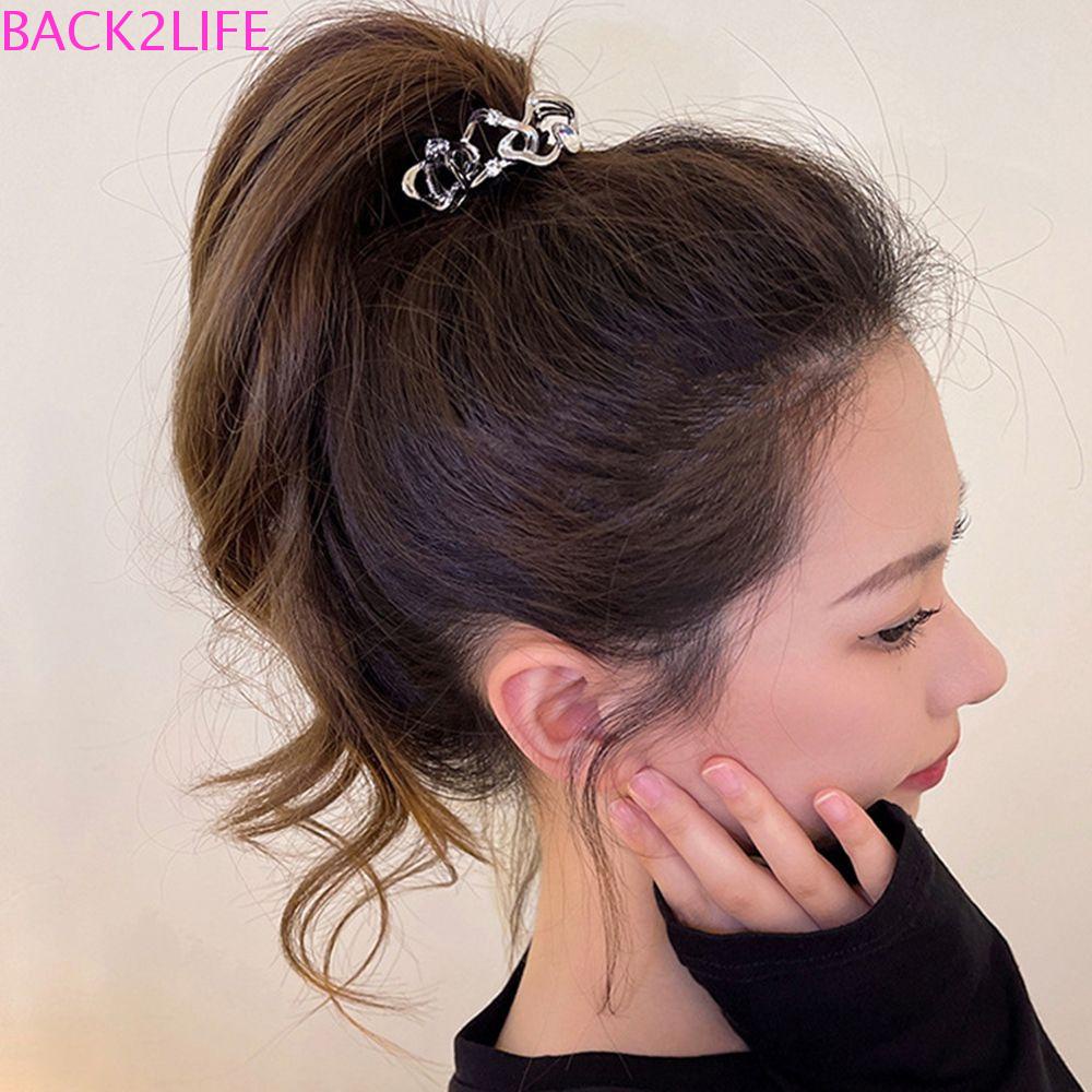 Kẹp Tóc Nữ Họa Tiết Hình Học Phong Cách Retro Sáng Tạo 2Life|Kẹp Tóc Càng Cua Cố Định Cỡ Nhỏ Thời Trang Cao Cấp