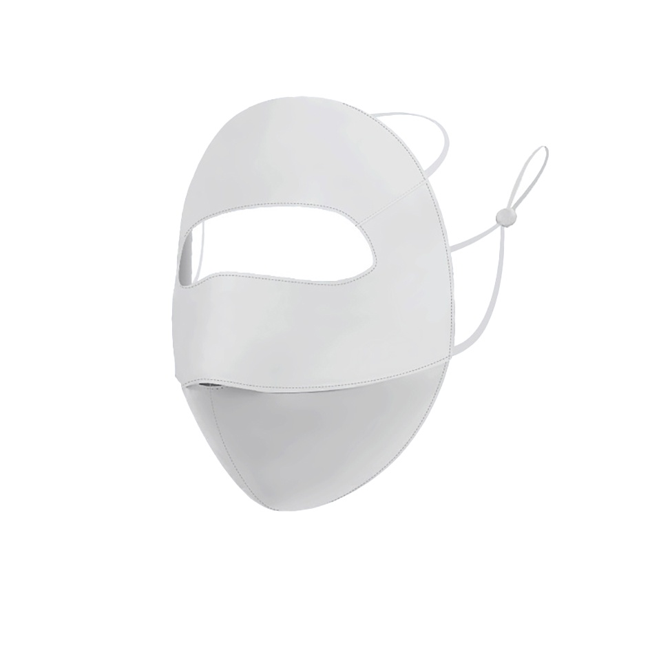 Khẩu Trang Kini Bằng Lụa Lạnh Mỏng Thoáng Khí Chống Tia UV Bảo Vệ Toàn Diện Cho Nữ