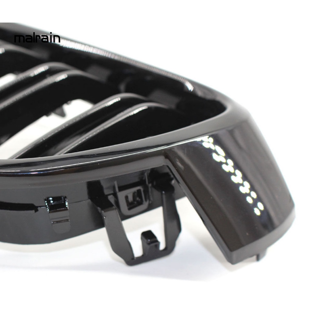 [Ma] 1 Cặp Lưới Tản Nhiệt Màu Đen Bóng 51130054493 51130054494 51137263482 Ốp Bảo Vệ Chìa Khóa Xe Hơi BMW 3 Series F30 F35 2012-2016