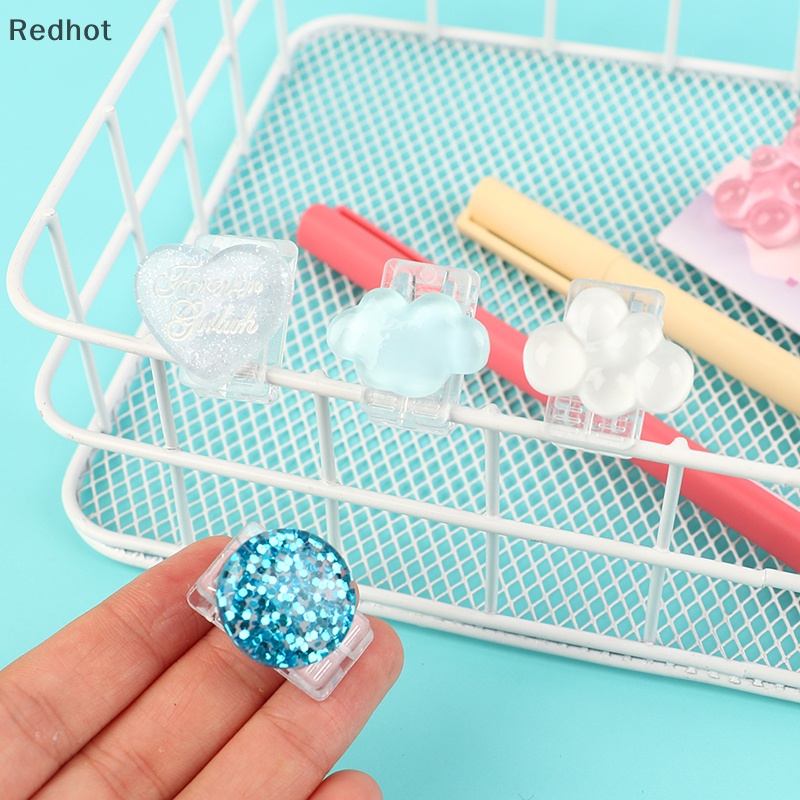 Set 4 Kẹp Tài Liệu Bằng Nhựa Họa Tiết Hoạt Hình