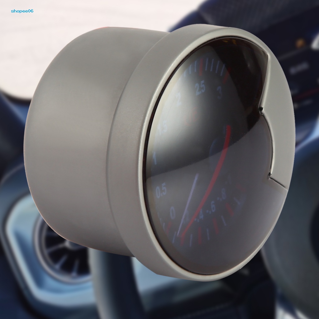 Đồng Hồ Đo Áp Suất Xe Hơi Có Đèn LED602707 Boost-3bar Cho Phương Tiện Giao Thông