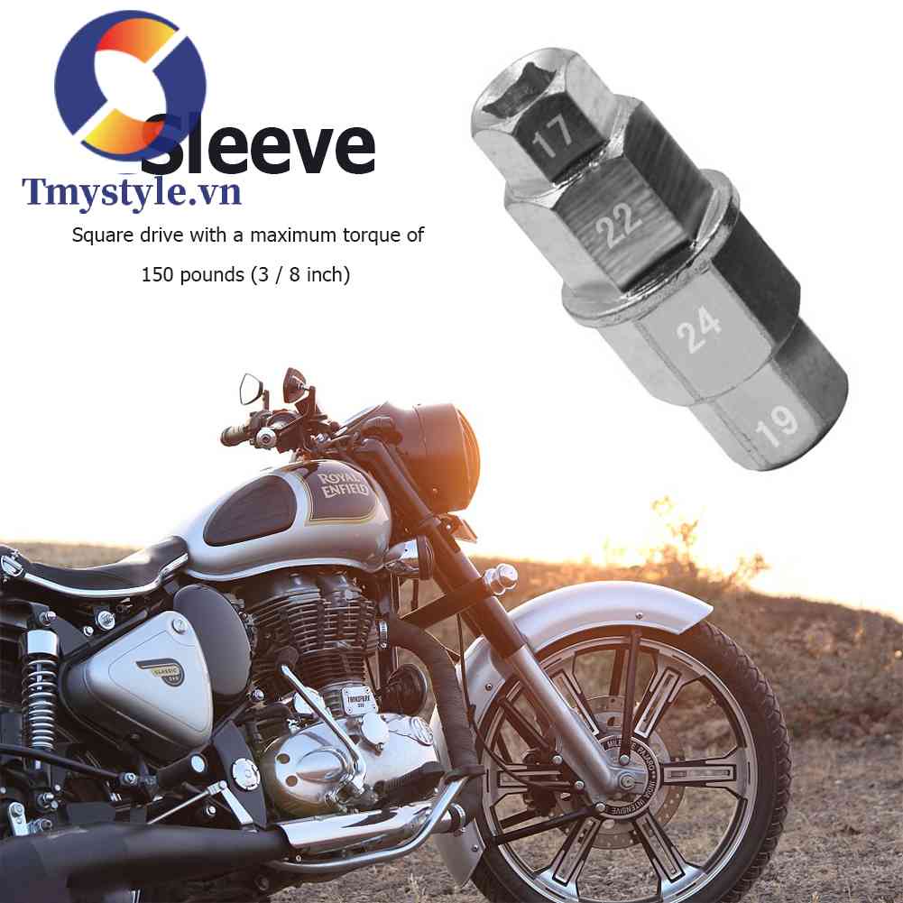 Trục Bánh Xe Trước Hình Lục Giác Cho Xe Mô Tô