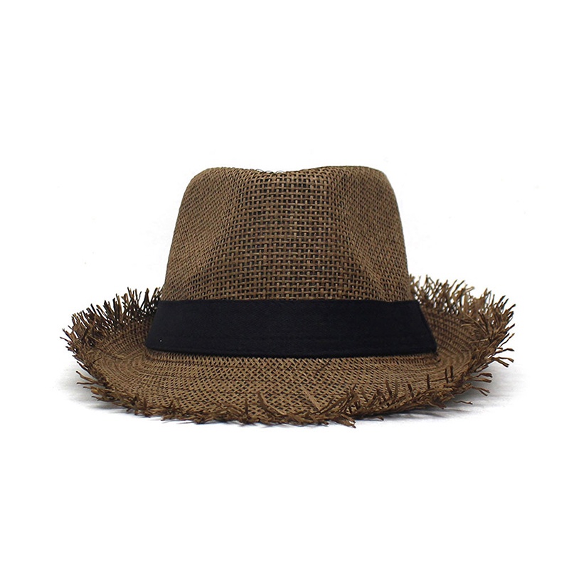 Ygt Nón Cối Rộng Vành Chống Tia UV Thiết Kế Đơn Giản Thời Trang Đi Biển Mùa Hè Cho Nam