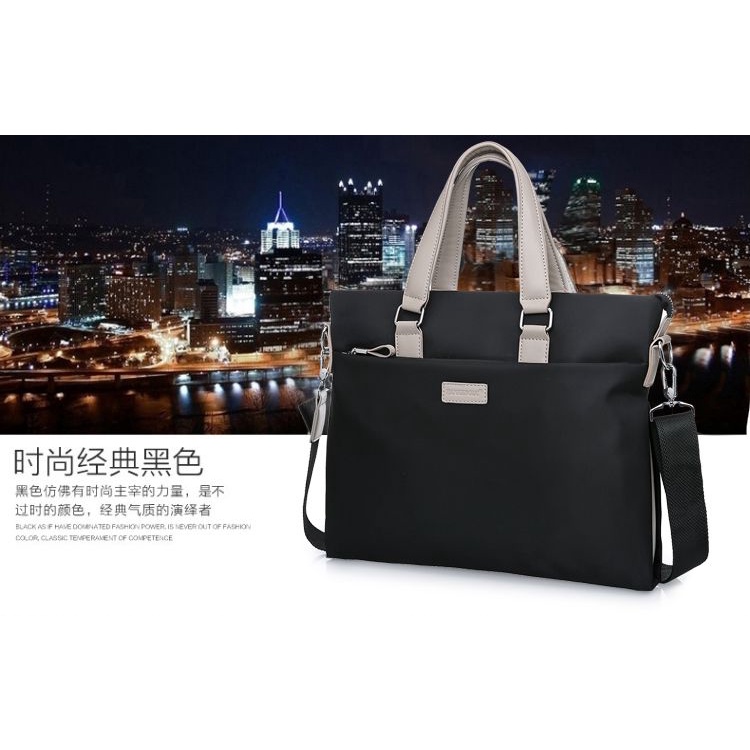 Túi Đeo Chéo Vải Oxford Phong Cách Doanh Nhân Sang Trọng Cho Nam