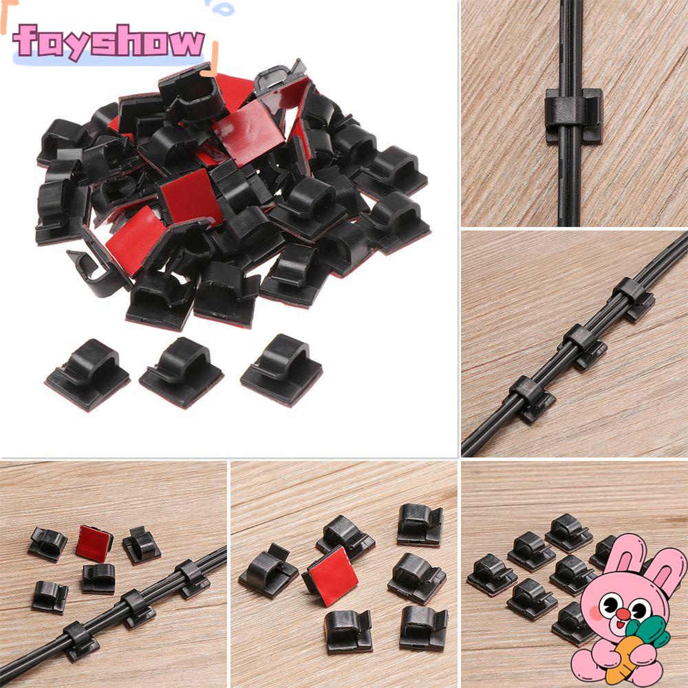 Set 50 Kẹp Cố Định Dây Cáp Chắc Chắn Tiện Dụng