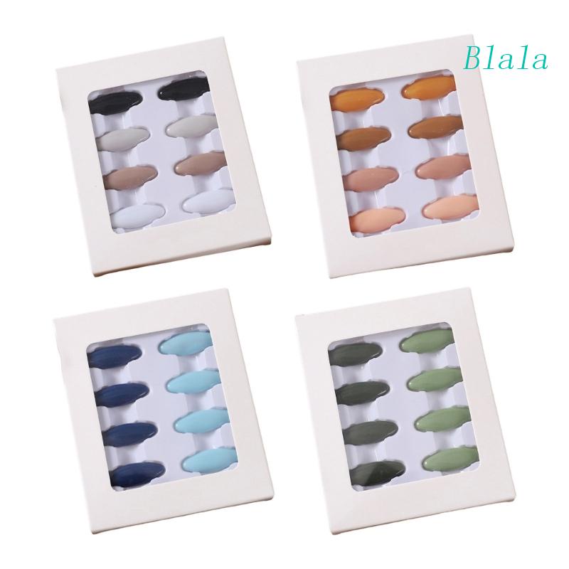 Bộ 8 Ghim Cài Khăn Choàng Lụa Bằng Nhựa Nhiều Màu Sắc