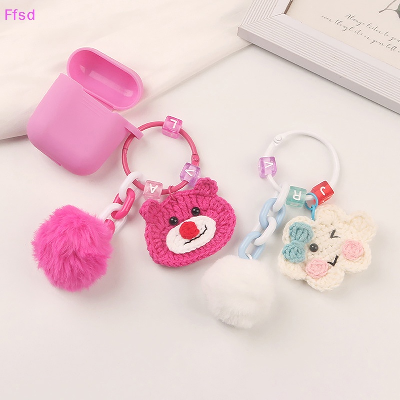 {Ffsd} Móc Khóa Hoạt Hình Đan Móc Sáng Tạo Dễ Thương Trang Trí Túi Xách * Bán Chạy