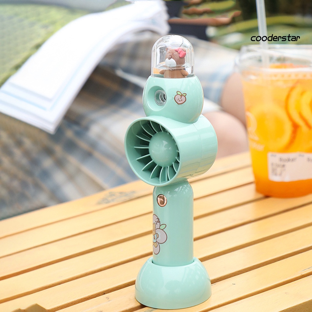 1 Bộ Quạt Làm Mát Cầm Tay 50ML 3 Tốc Độ Gió USB Ít Ồn Có Thể Tháo Rời 2 Trong 1