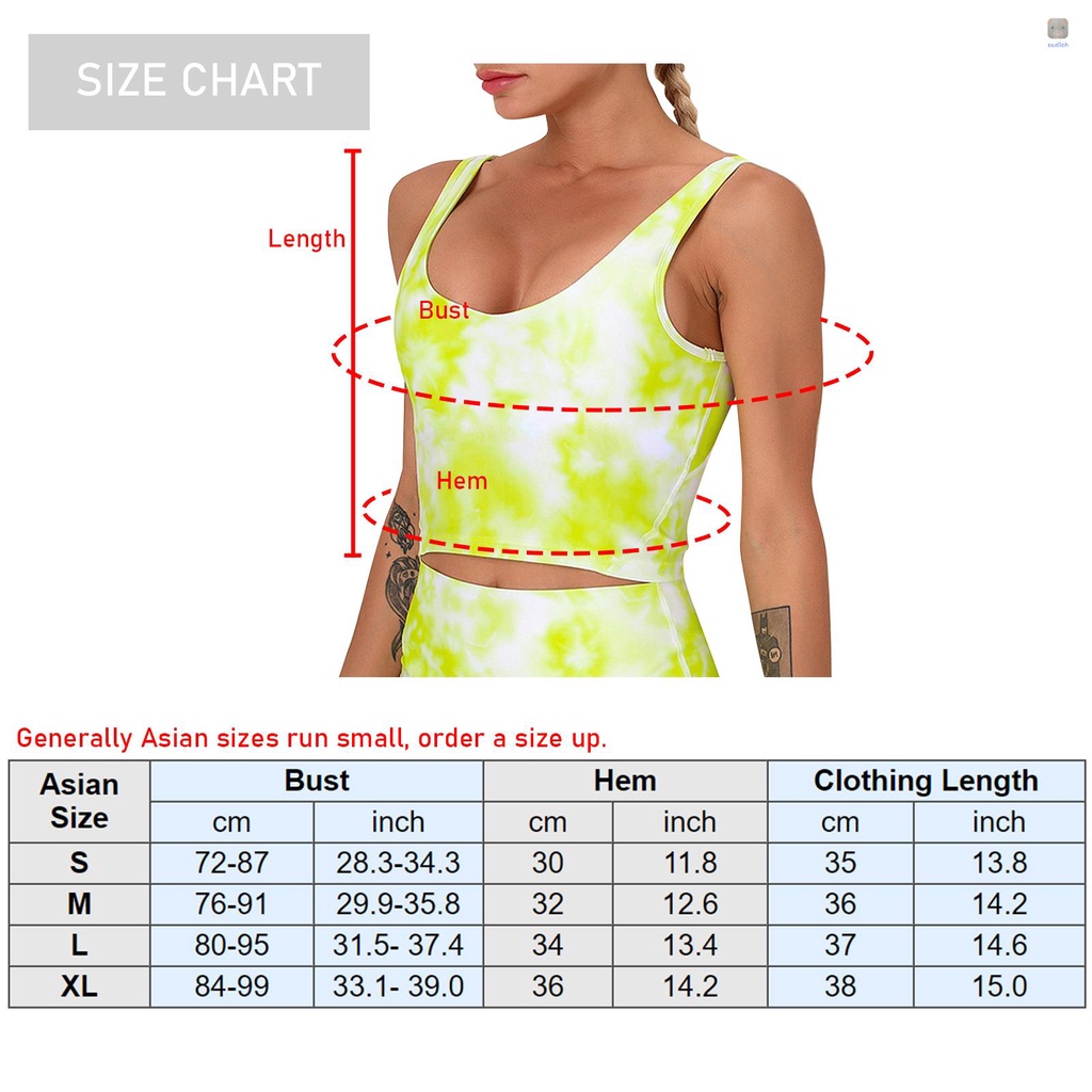 Áo Lót Thể Thao Hai Dây Co Giãn Có Đệm Tháo Rời Được In Họa Tiết Màu Nhuộm Dành Cho Bạn Nữ Tập Yoga Chạy Bộ