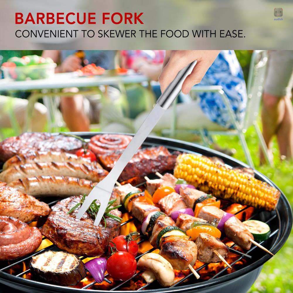 Bộ 3 Dụng Cụ Nướng BBQ Bằng Thép Không Gỉ Kèm Túi Đựng Tiện Lợi