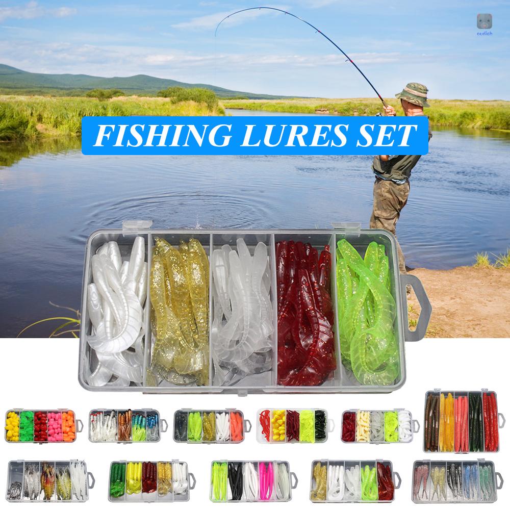 Bộ Mồi Câu Cá Giả Chất Liệu Mềm Mại Chuyên Dụng