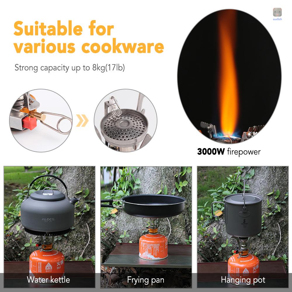 Bếp Gas Siêu Nhẹ Có Thể Gấp Gọn Kèm Hộp Chuyển Đổi Và Đổ Đầy Tiện Lợi