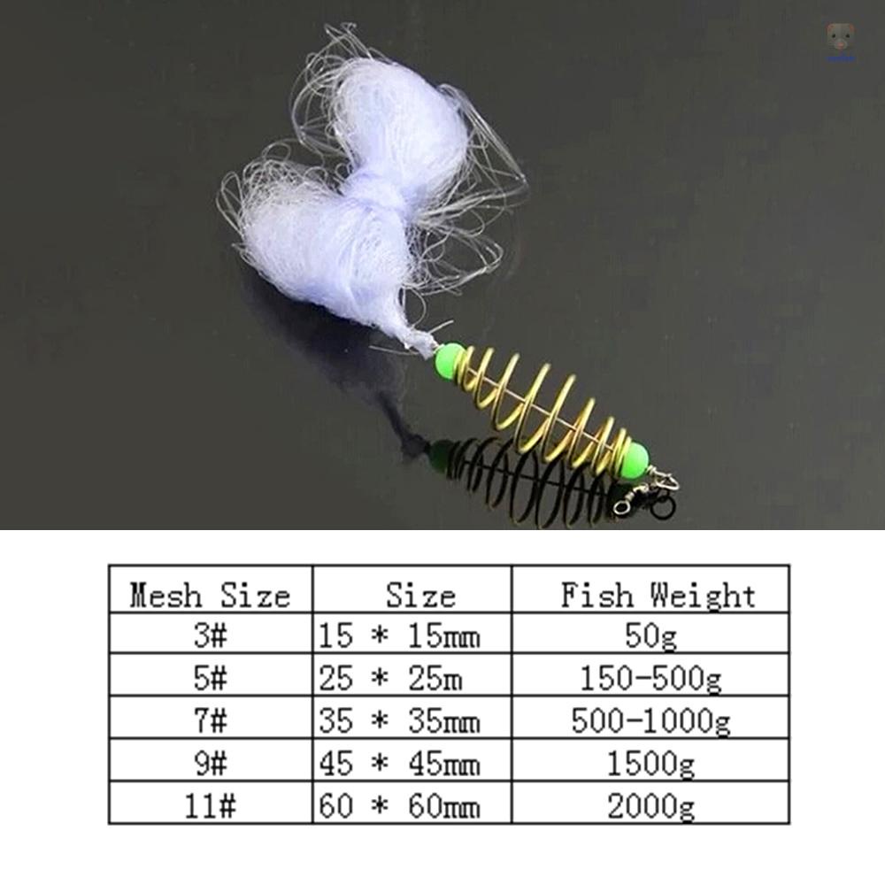 Lưới Đánh Bắt Cá Có Lò Xo Bằng Đồng Phát Quang Tiện Dụng