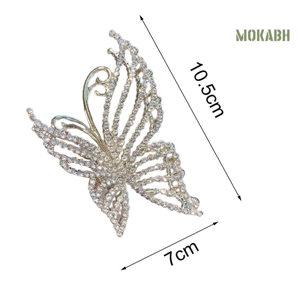 Kẹp Tóc Càng Cua Đính Đá Lấp Lánh Sang Trọng Siêu Bền