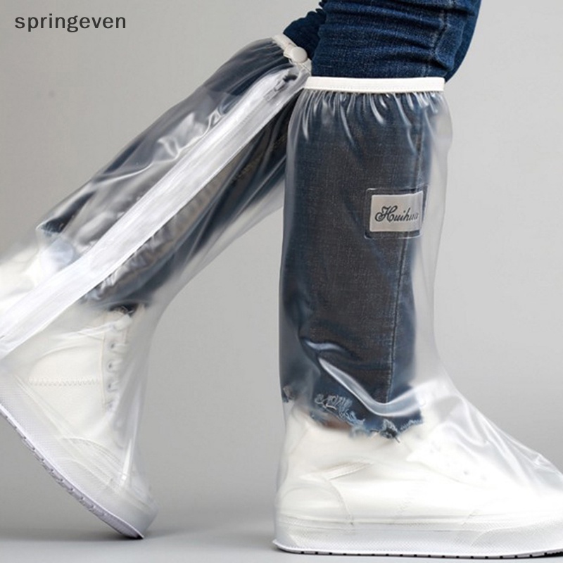 Vỏ Bọc Giày Đi Mưa Chống Trượt Chống Thấm Nước Có Khóa Kéo Tái Sử Dụng Tiện Lợi