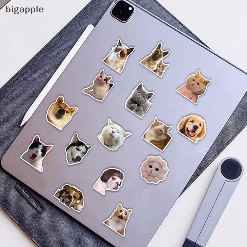 Set 50 Sticker Hình Động Vật Vui Nhộn Dùng Để Trang Trí Đàn Ghita