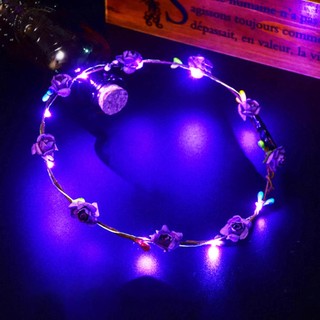 Vòng Hoa Đội Đầu Có Đèn LED Phát Sáng Độc Đáo