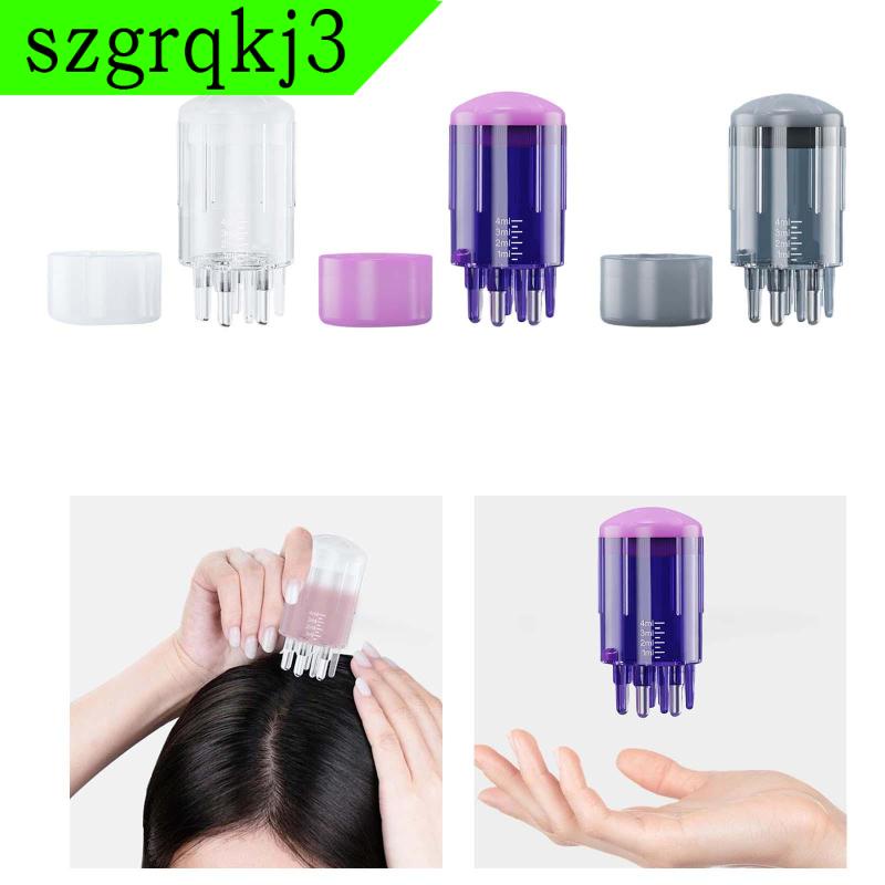 Bình Đựng Tinh Dầu Có Đầu Lược Chải Tóc Da Đầu 4ml szgrqkj3